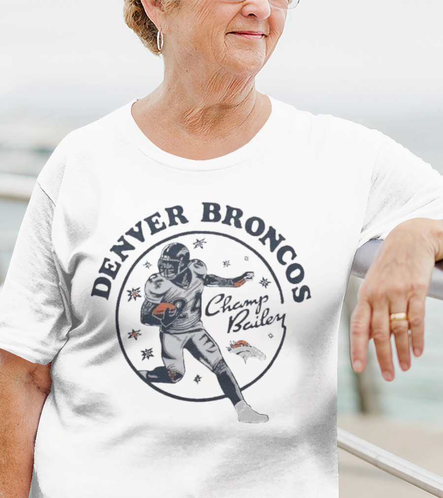 Denver Broncos Champ Bailey Football Legend T-Shirt