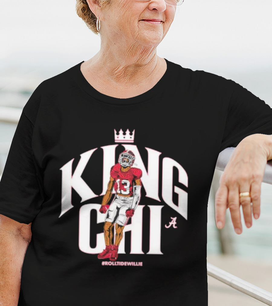 King Chi #RollTideWillie Alabama Crimson Tide T-Shirt
