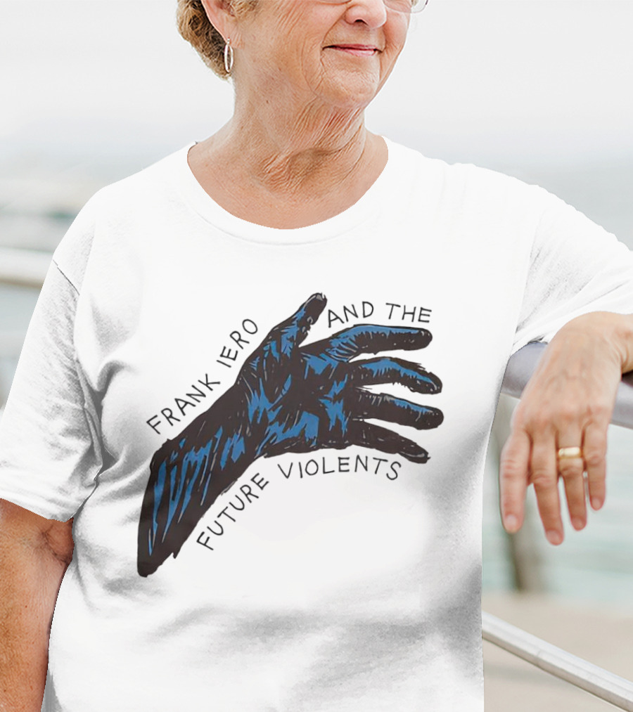 Frank Iero And The Future Violents Blue Hand T-Shirt
