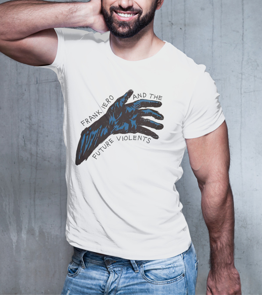 Frank Iero And The Future Violents Blue Hand T-Shirt