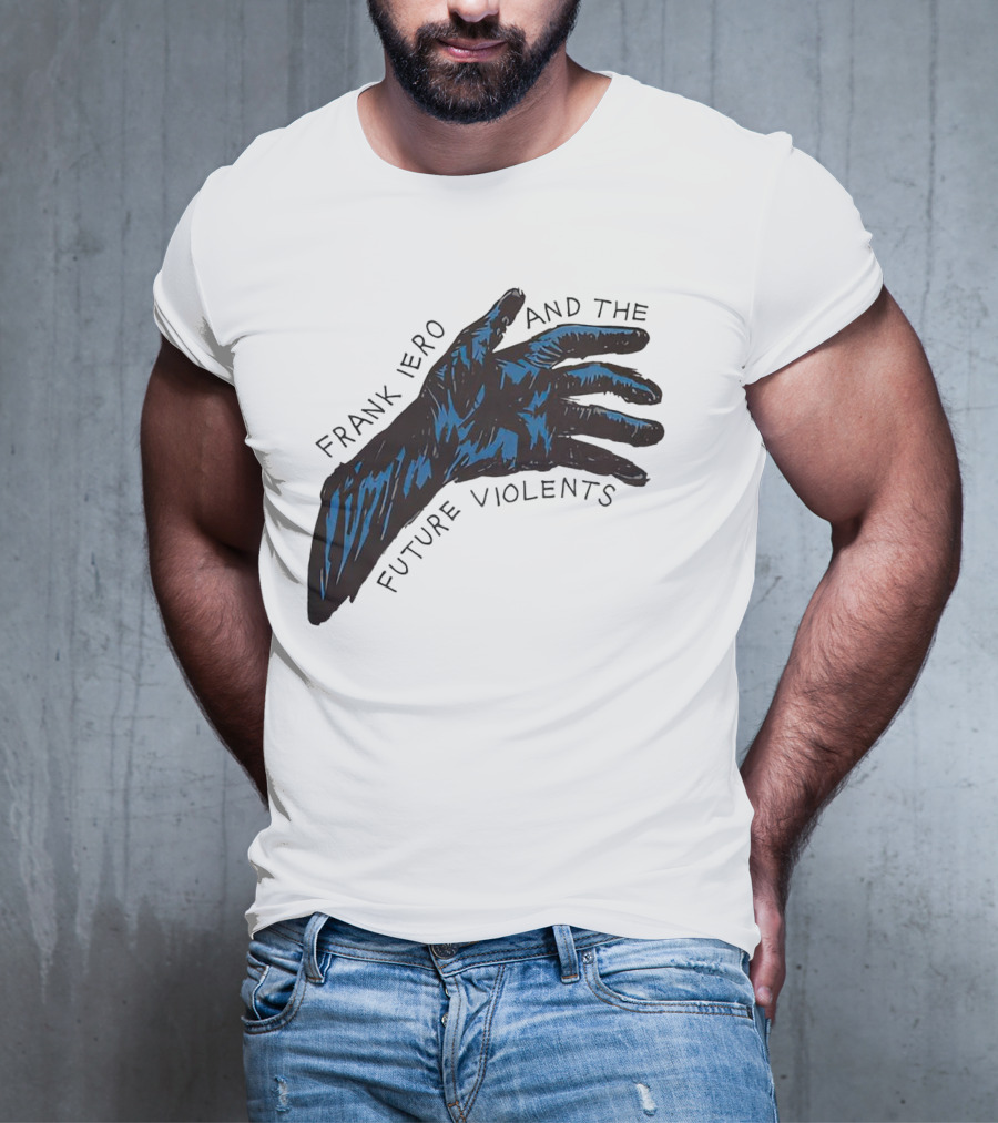 Frank Iero And The Future Violents Blue Hand T-Shirt