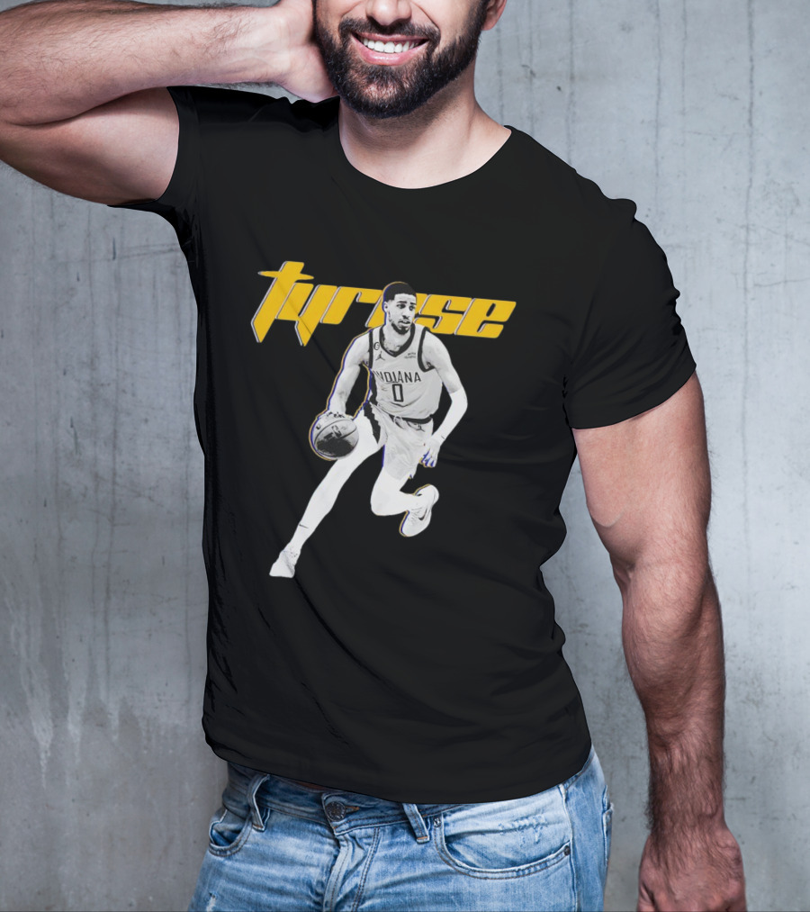 Tyrese Haliburton 0 Indiana Pacers Basketball Player T-Shirt