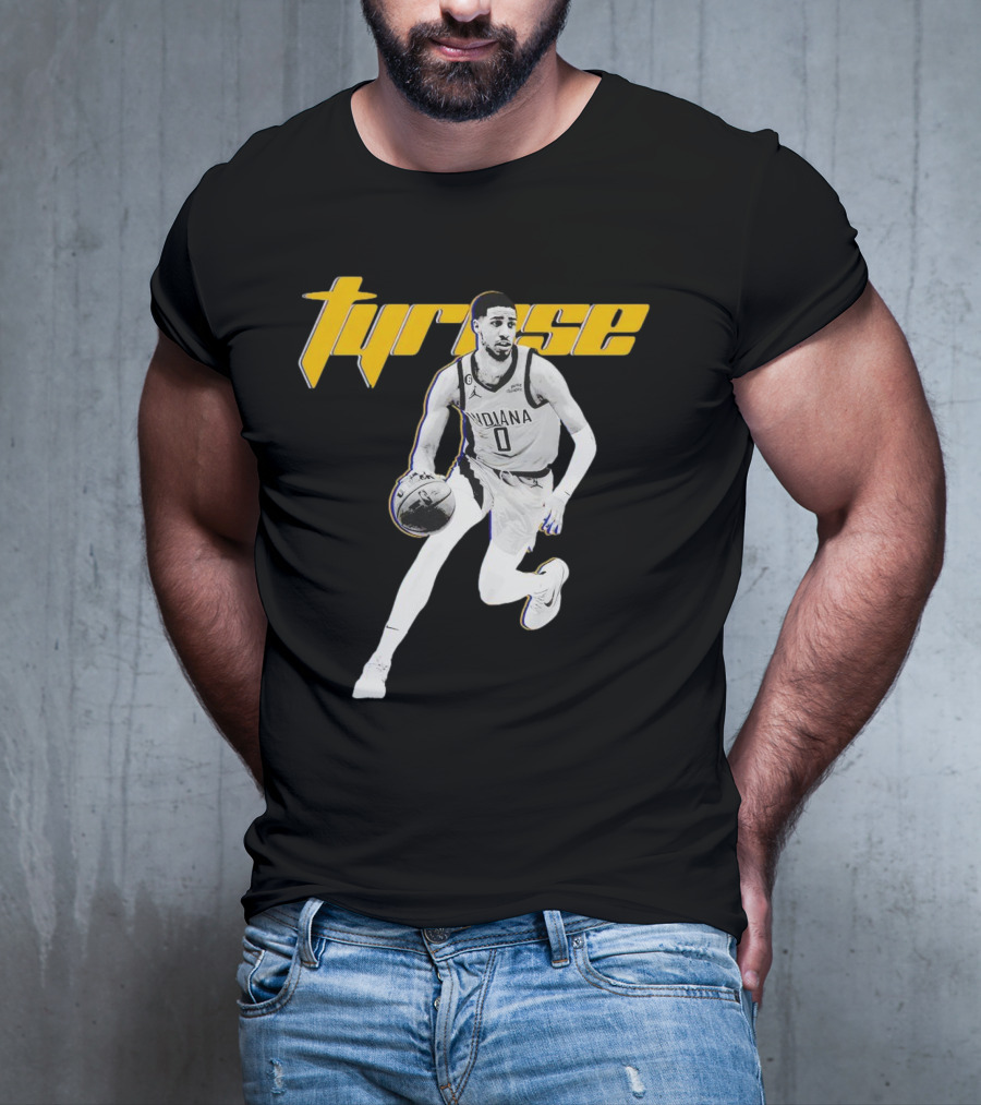 Tyrese Haliburton 0 Indiana Pacers Basketball Player T-Shirt