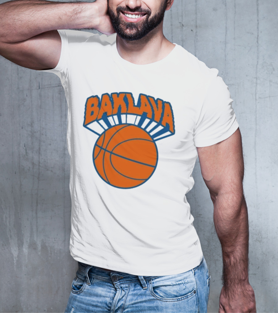 Bronson Baklava NY Knicks Basketball T-Shirt
