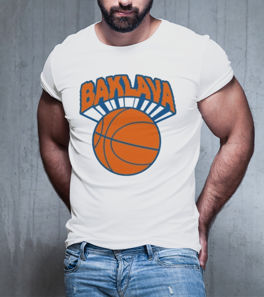 Bronson Baklava NY Knicks Basketball T-Shirt