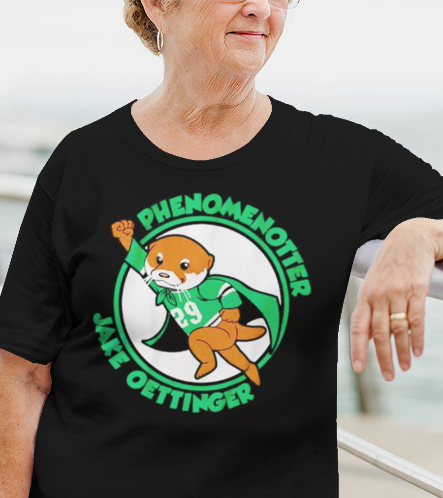 Dallas Stars Jake Oettinger Phenomenotter 29 Superhero Otter T-Shirt