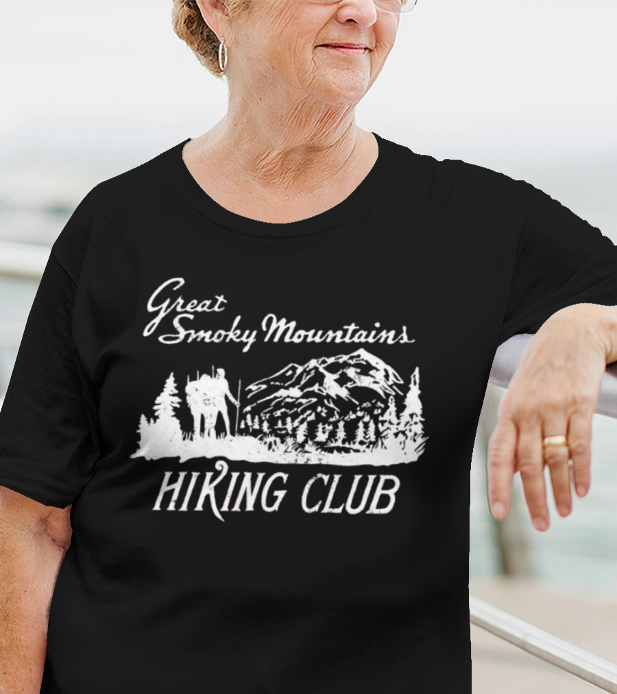 Great Smoky Mountains Hiking Club Scenic Mountain Adventure T-Shirt