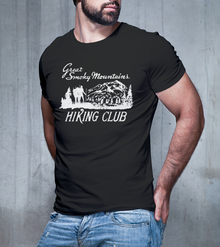 Great Smoky Mountains Hiking Club Scenic Mountain Adventure T-Shirt