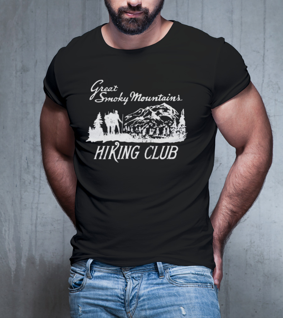 Great Smoky Mountains Hiking Club Scenic Mountain Adventure T-Shirt