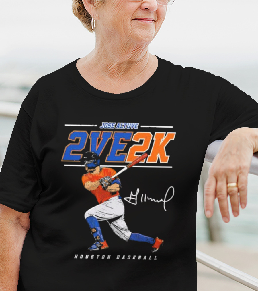 JOSE ALTUVE 2VE 2K HOUSTON BASEBALL SIGNATURE T-Shirt