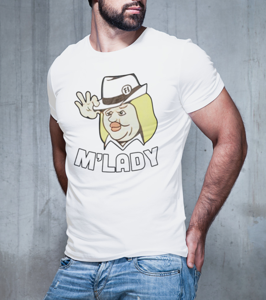 Elyse Willems M'Lady Cartoon Fedora Memes T-Shirt