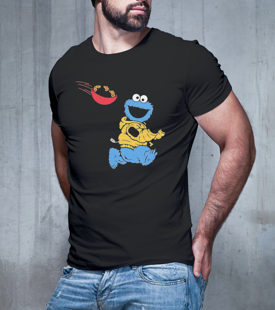 Catch Monster Chasing Cookie Bowl T-Shirt