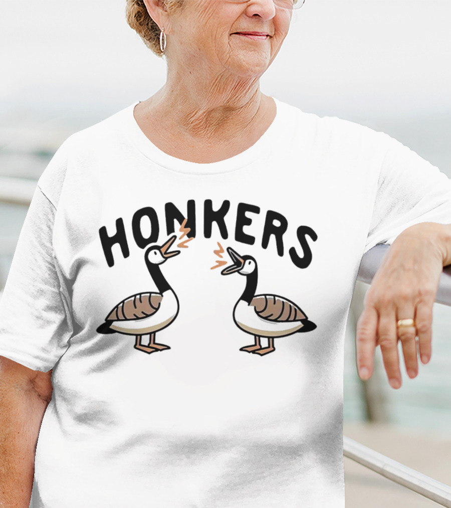 HONKERS Ducks Geese Cartoon Humor T-Shirt