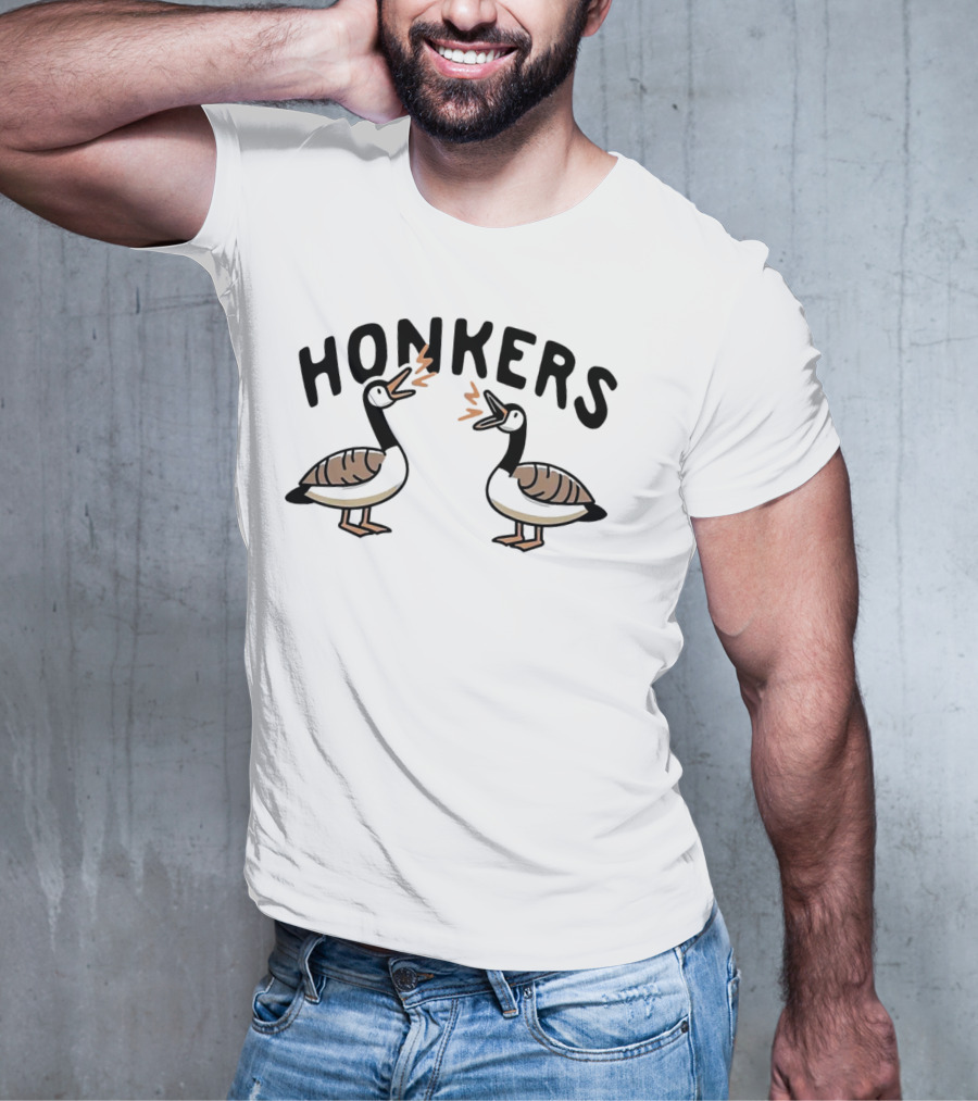 HONKERS Ducks Geese Cartoon Humor T-Shirt
