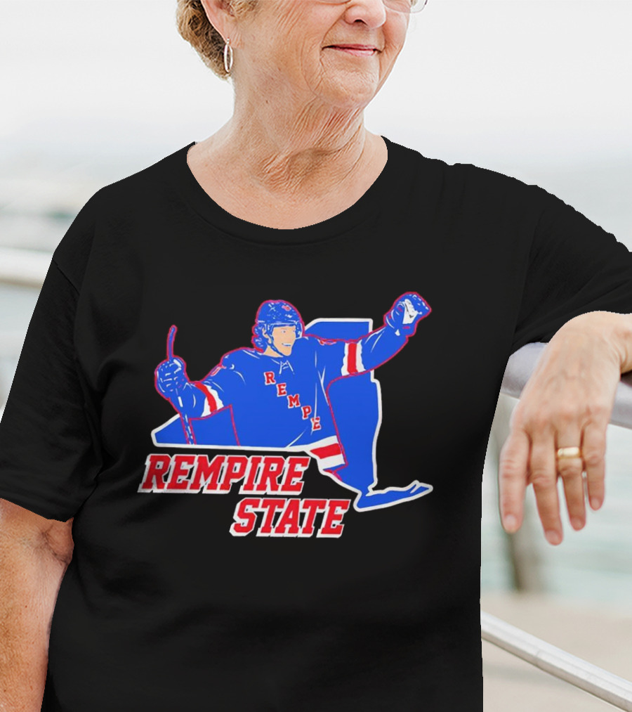 Matt Rempe Rempire State Hockey New York Rangers T-Shirt