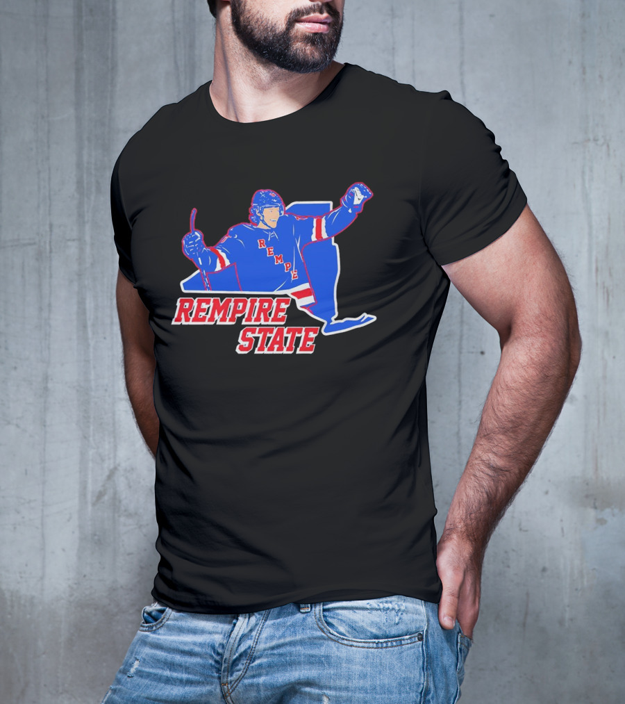 Matt Rempe Rempire State Hockey New York Rangers T-Shirt