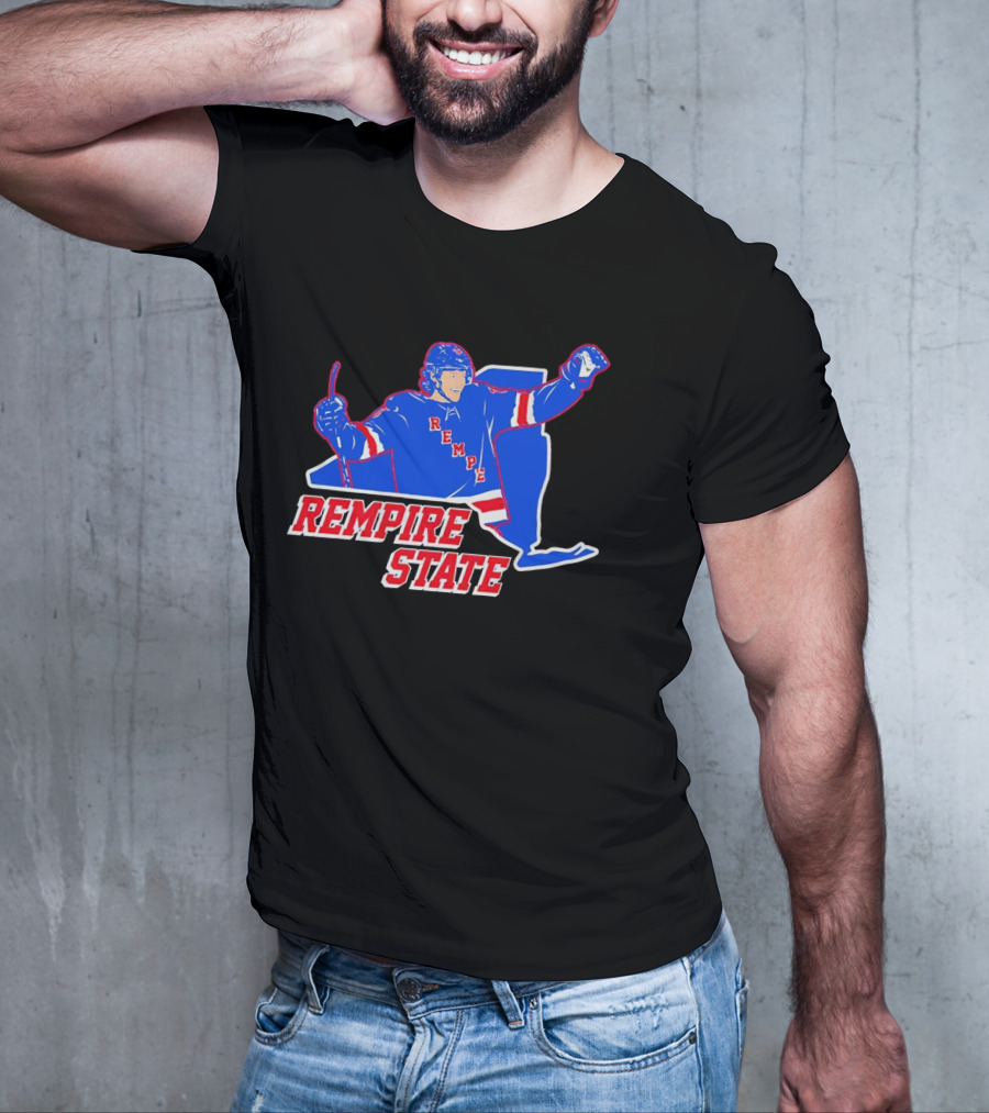 Matt Rempe Rempire State Hockey New York Rangers T-Shirt