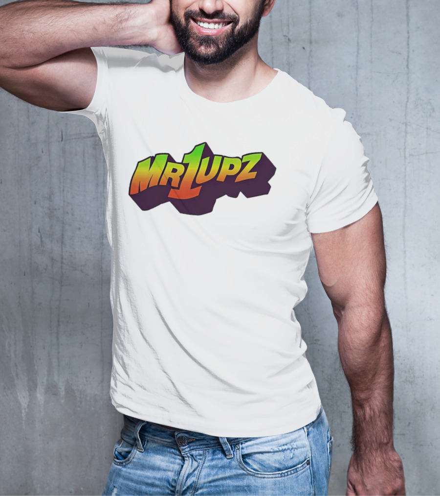 Mr1upz Shagadelic Retro Gradient Text T-Shirt