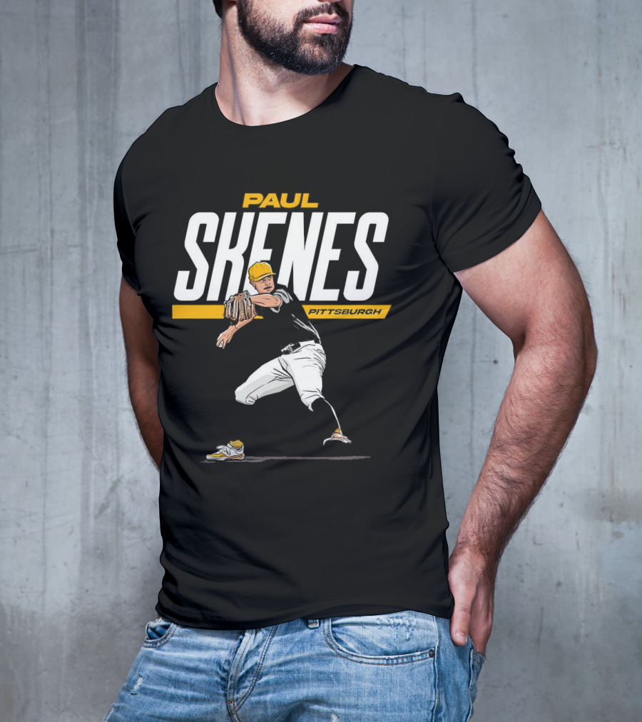 Paul Skenes Pittsburgh Pirates MLBPA Baseball Player T-Shirt