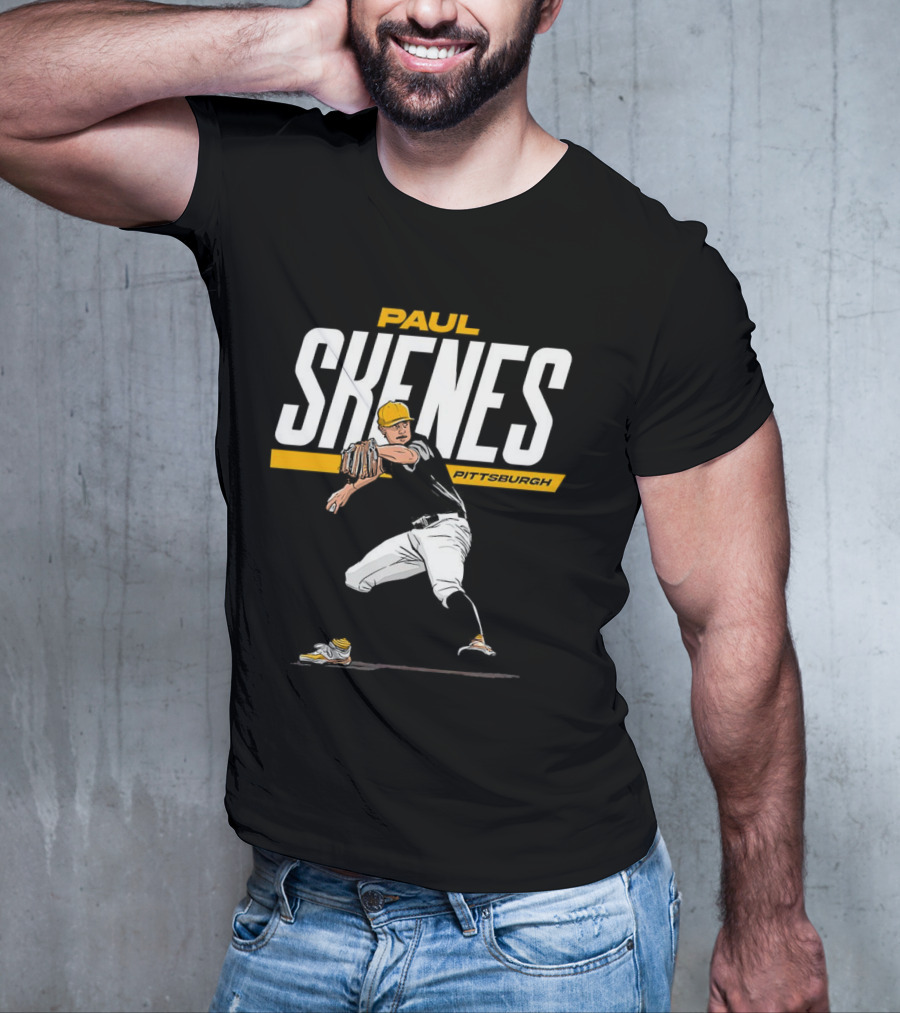 Paul Skenes Pittsburgh Pirates MLBPA Baseball Player T-Shirt