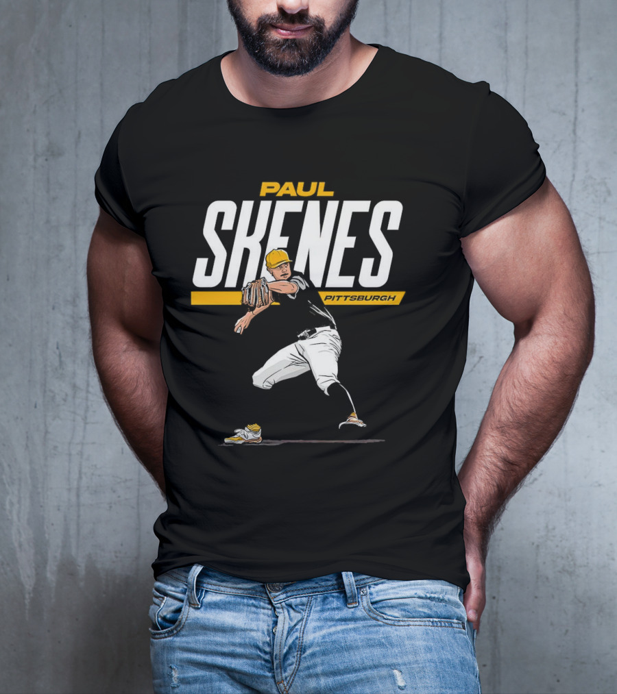 Paul Skenes Pittsburgh Pirates MLBPA Baseball Player T-Shirt