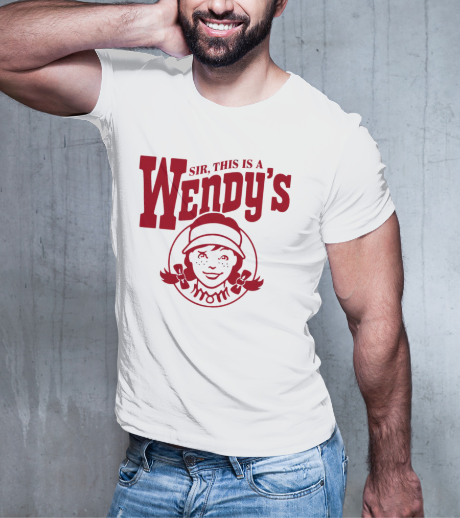Sir This Is A Wendy’s Logo With Iconic Branding T-Shirt