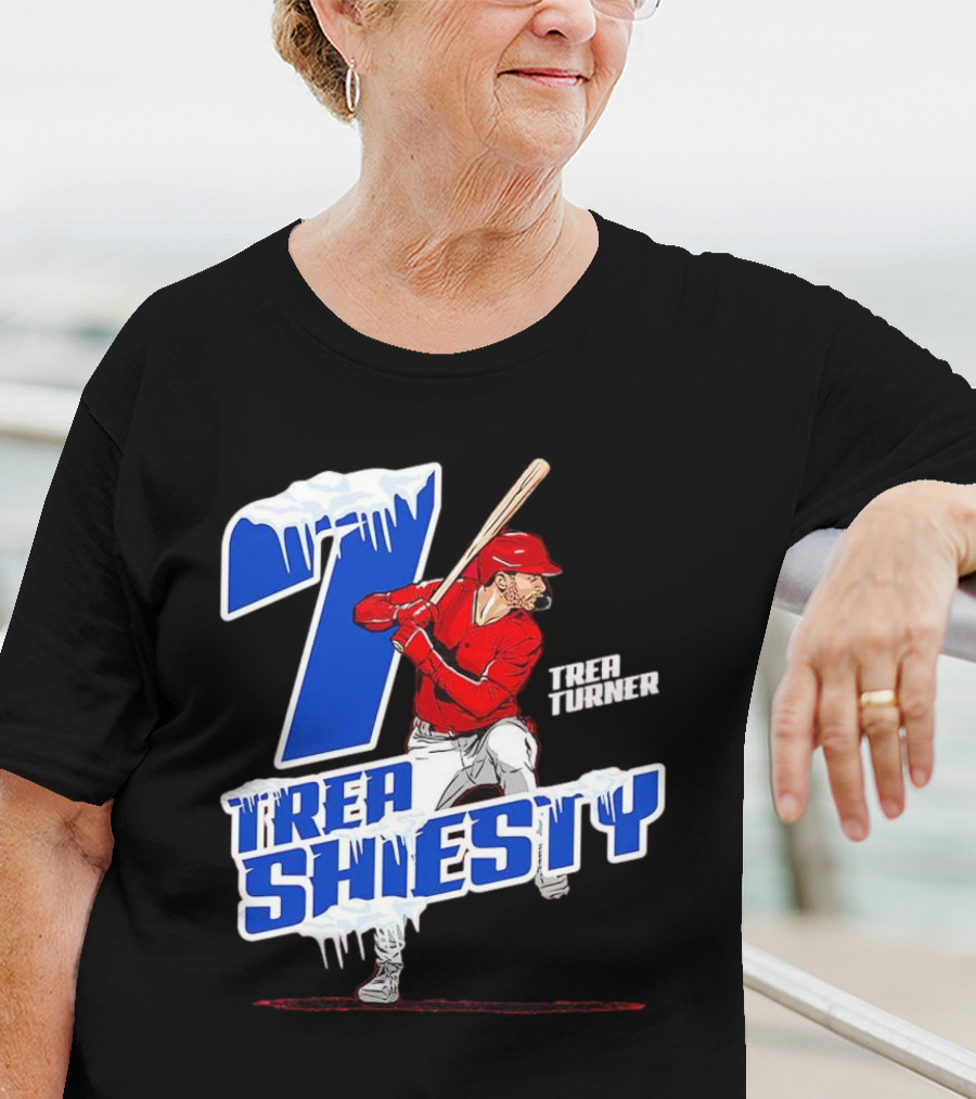 Trea Shiesty 7 Icy Trea Turner Philadelphia Phillies Baseball T-Shirt
