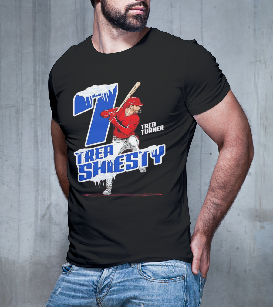 Trea Shiesty 7 Icy Trea Turner Philadelphia Phillies Baseball T-Shirt
