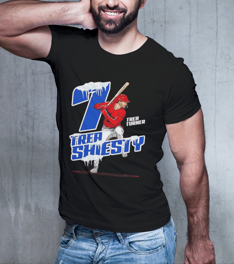 Trea Shiesty 7 Icy Trea Turner Philadelphia Phillies Baseball T-Shirt