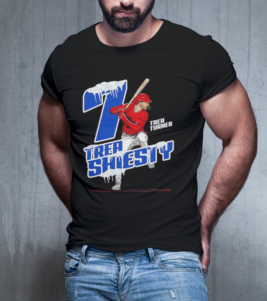 Trea Shiesty 7 Icy Trea Turner Philadelphia Phillies Baseball T-Shirt