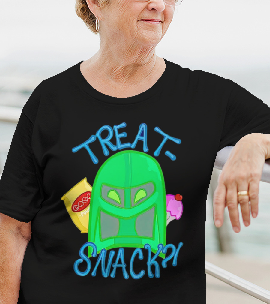 Treat Snack Helmet With Ice Cream And Space Snacks T-Shirt