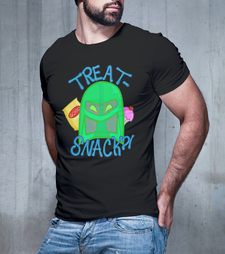 Treat Snack Helmet With Ice Cream And Space Snacks T-Shirt