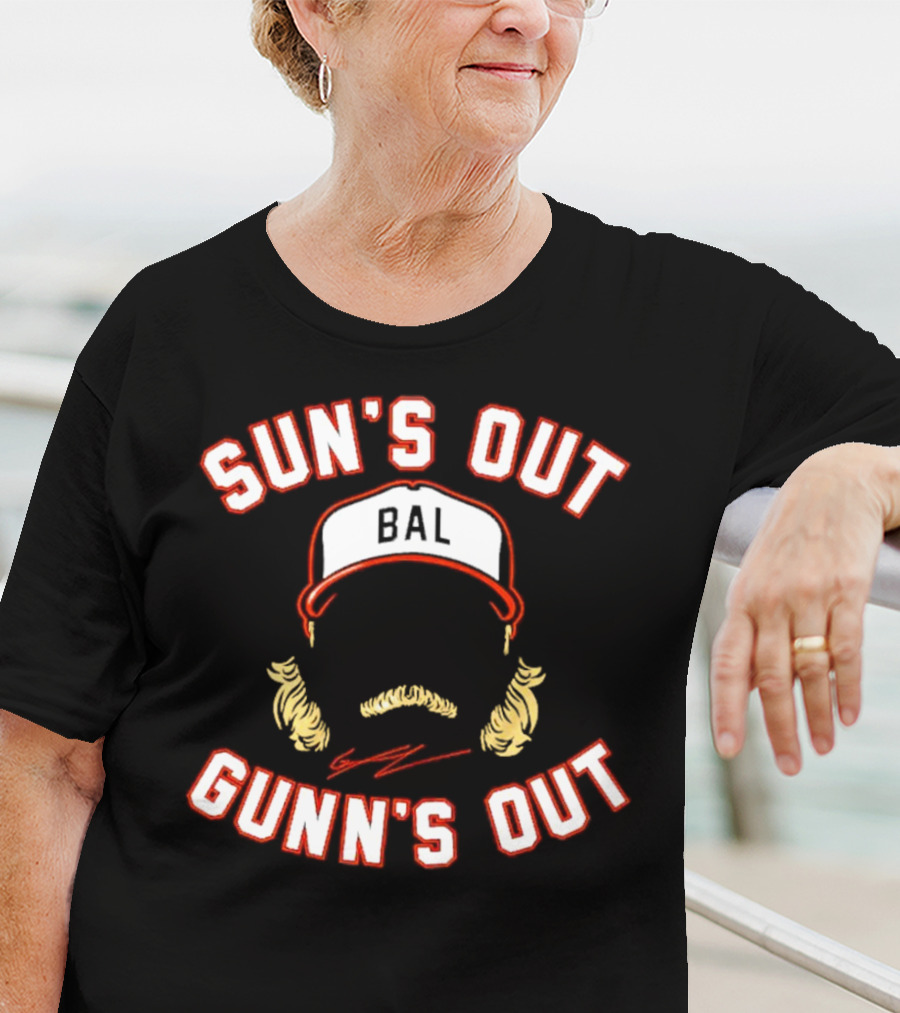 Gunnar Henderson Sun’s Out Gunn’s Out BAL Cap T-Shirt