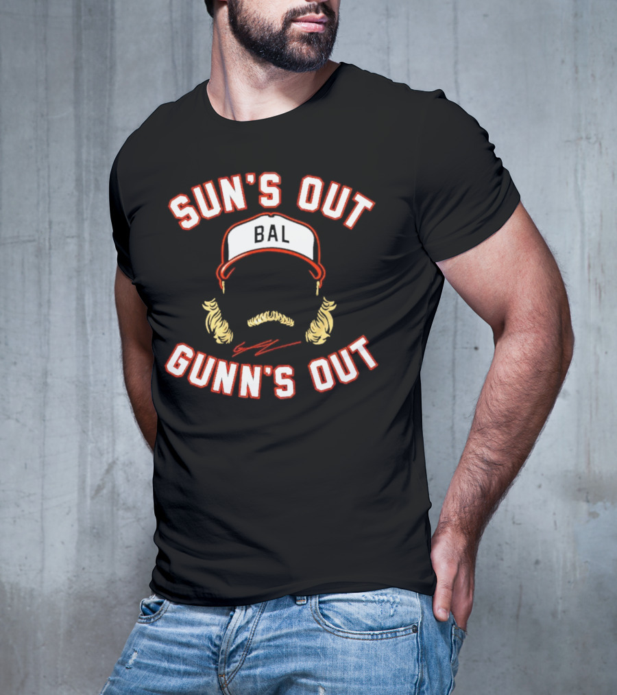 Gunnar Henderson Sun’s Out Gunn’s Out BAL Cap T-Shirt