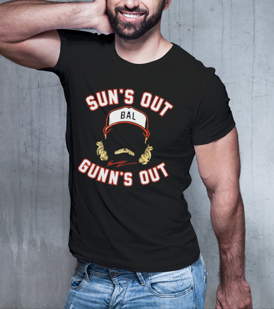 Gunnar Henderson Sun’s Out Gunn’s Out BAL Cap T-Shirt