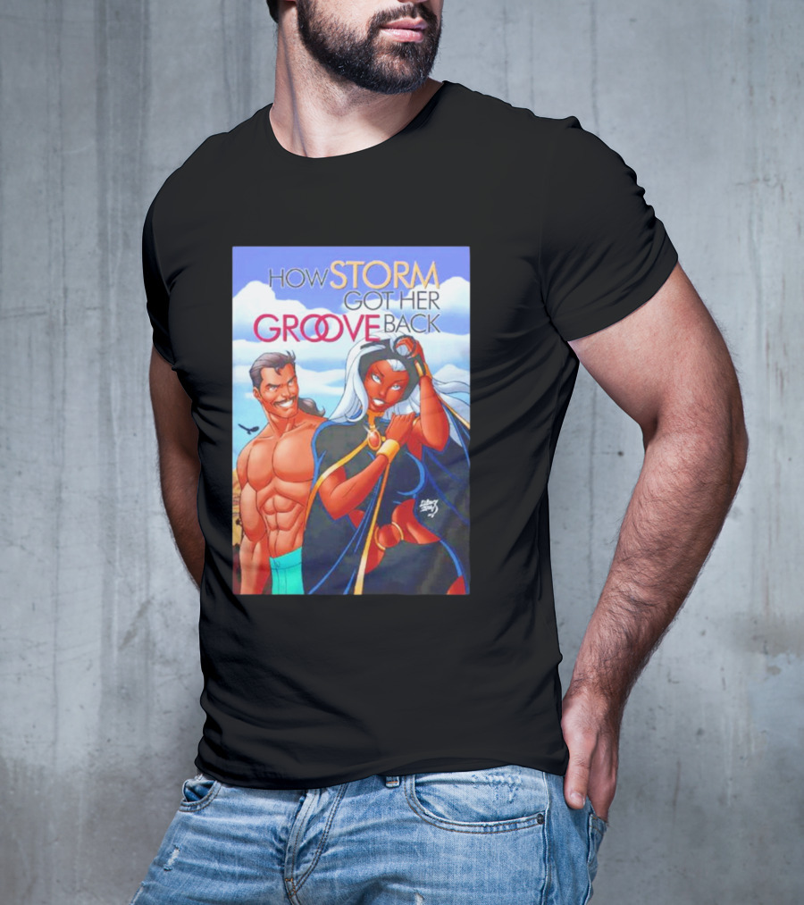How Storm Got Her Groove Back Comic Style Cover T-Shirt