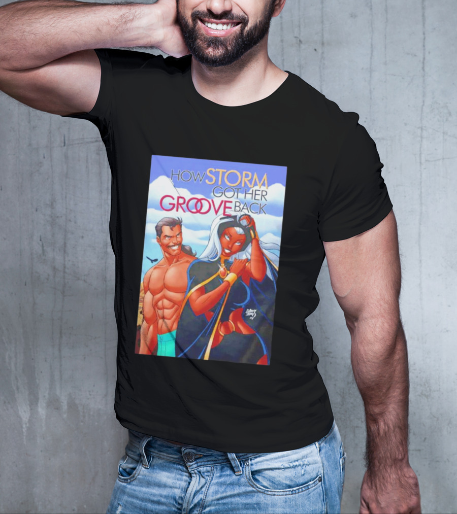 How Storm Got Her Groove Back Comic Style Cover T-Shirt