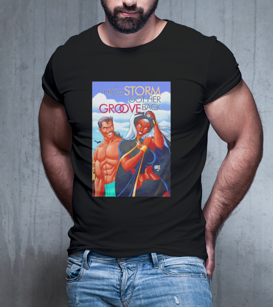 How Storm Got Her Groove Back Comic Style Cover T-Shirt