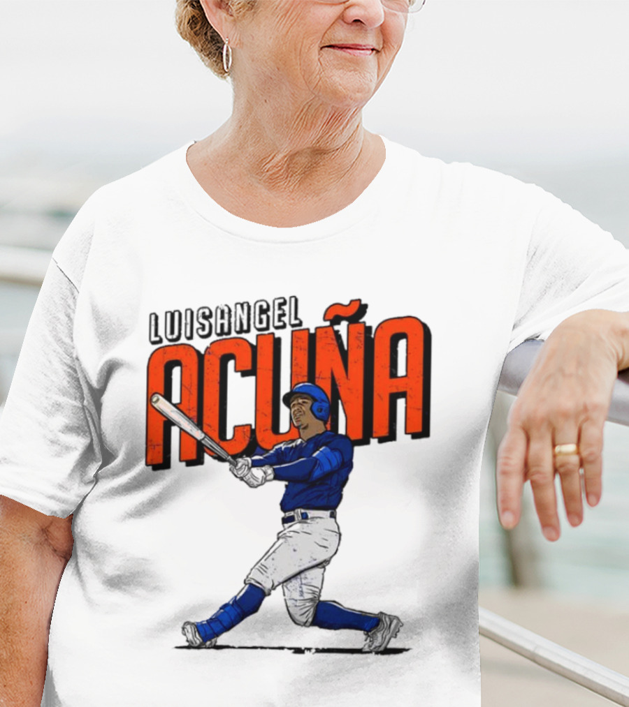Luisangel Acuna Baseball Hitter Action T-Shirt