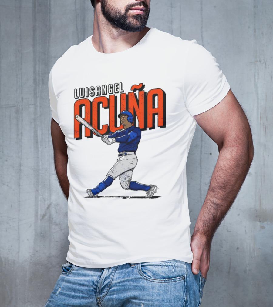 Luisangel Acuna Baseball Hitter Action T-Shirt