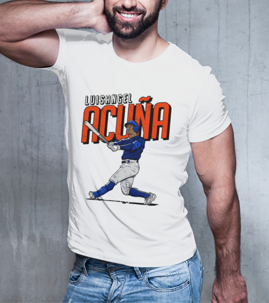 Luisangel Acuna Baseball Hitter Action T-Shirt