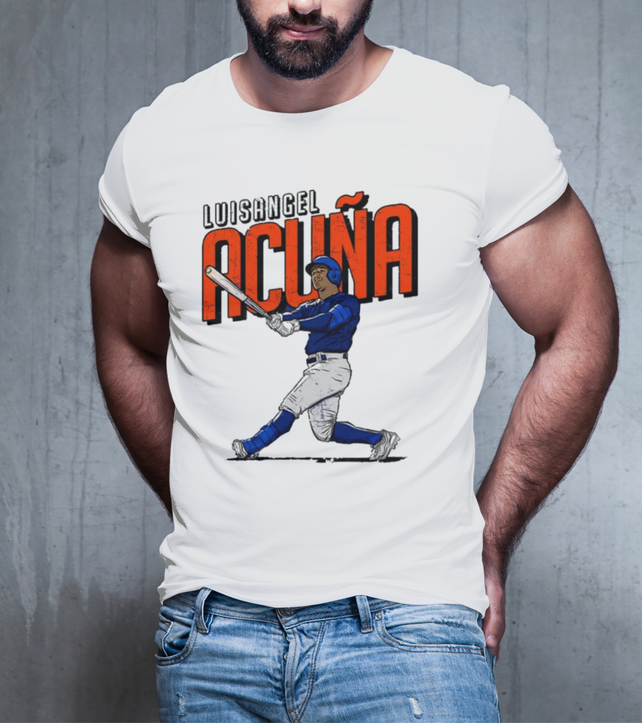 Luisangel Acuna Baseball Hitter Action T-Shirt