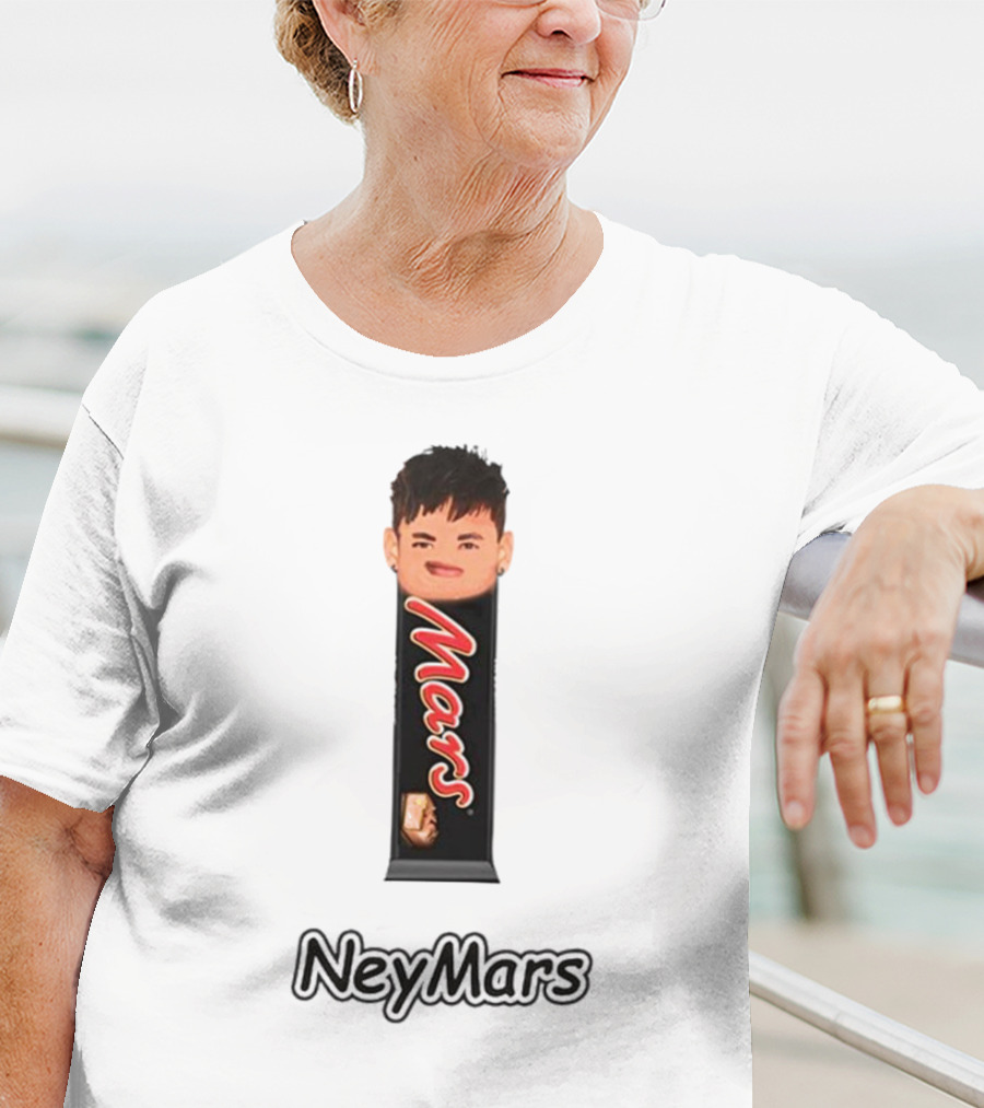 NeyMars Mars Candy Parody Football Star Mashup T-Shirt