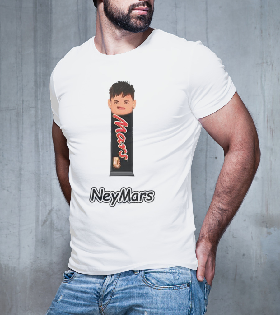 NeyMars Mars Candy Parody Football Star Mashup T-Shirt