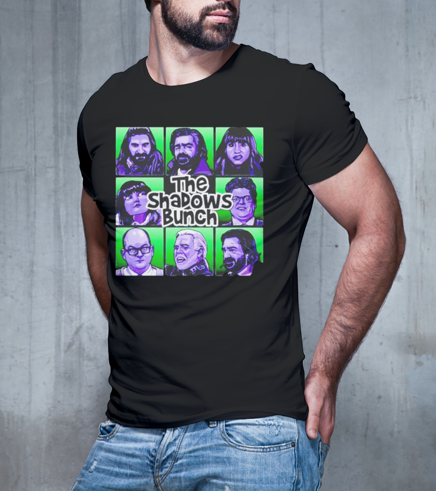 The Shadows Bunch Characters Pop Art Collage T-Shirt