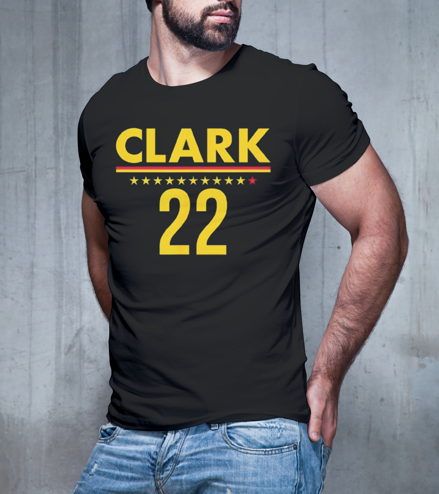 Caitlin Clark Clark 22 Stars T-Shirt