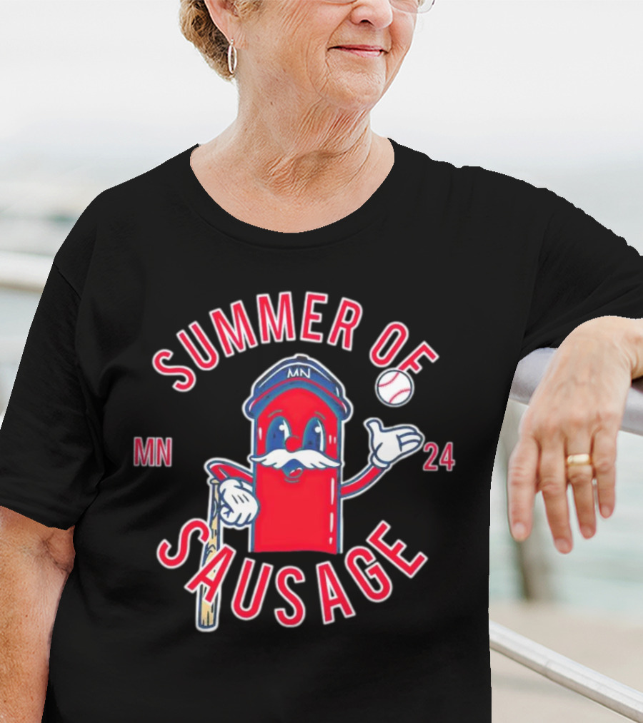 Summer Of Sausage MN Baseball Mascot 24 T-Shirt