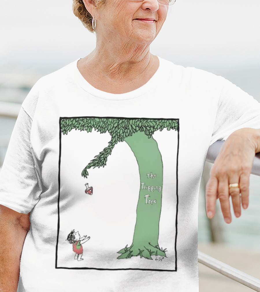 The Tripping Tree Heart Exchange Green Animation T-Shirt