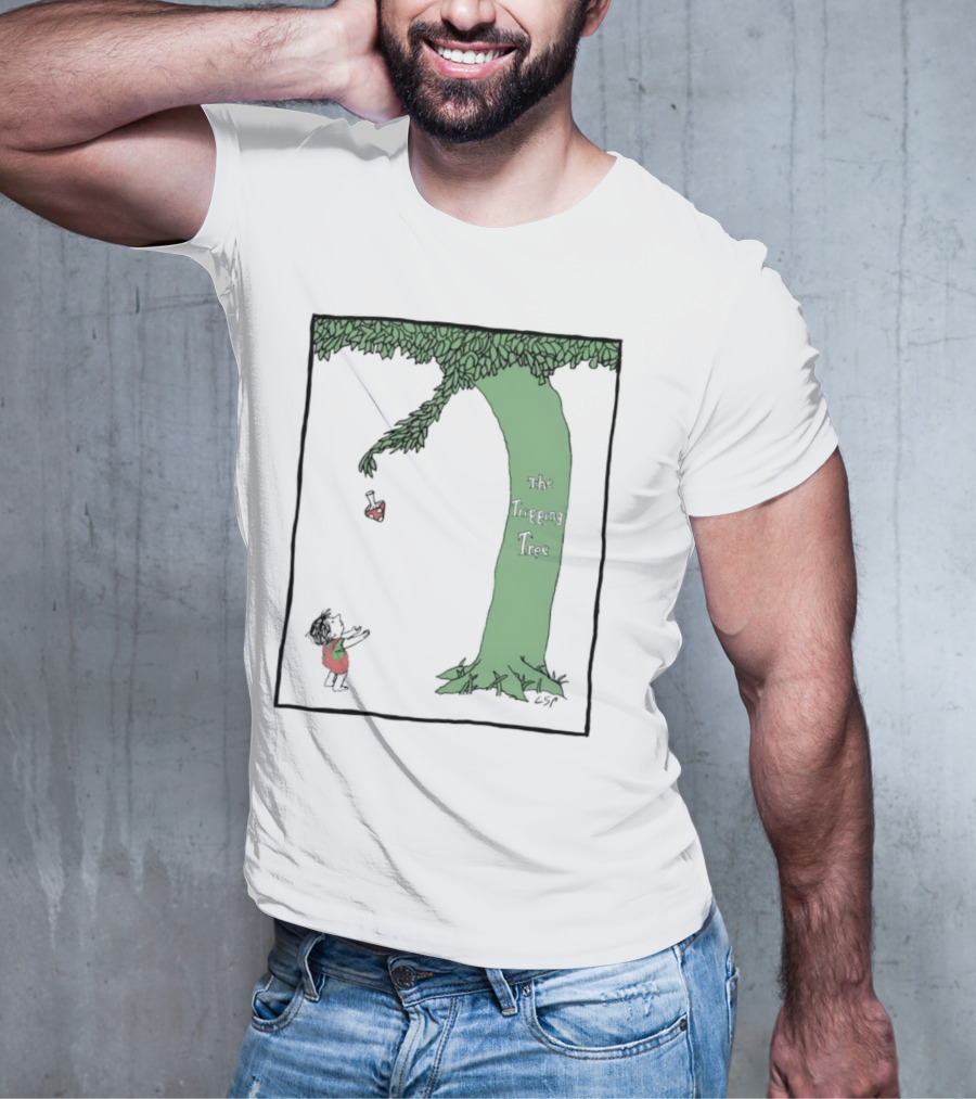 The Tripping Tree Heart Exchange Green Animation T-Shirt