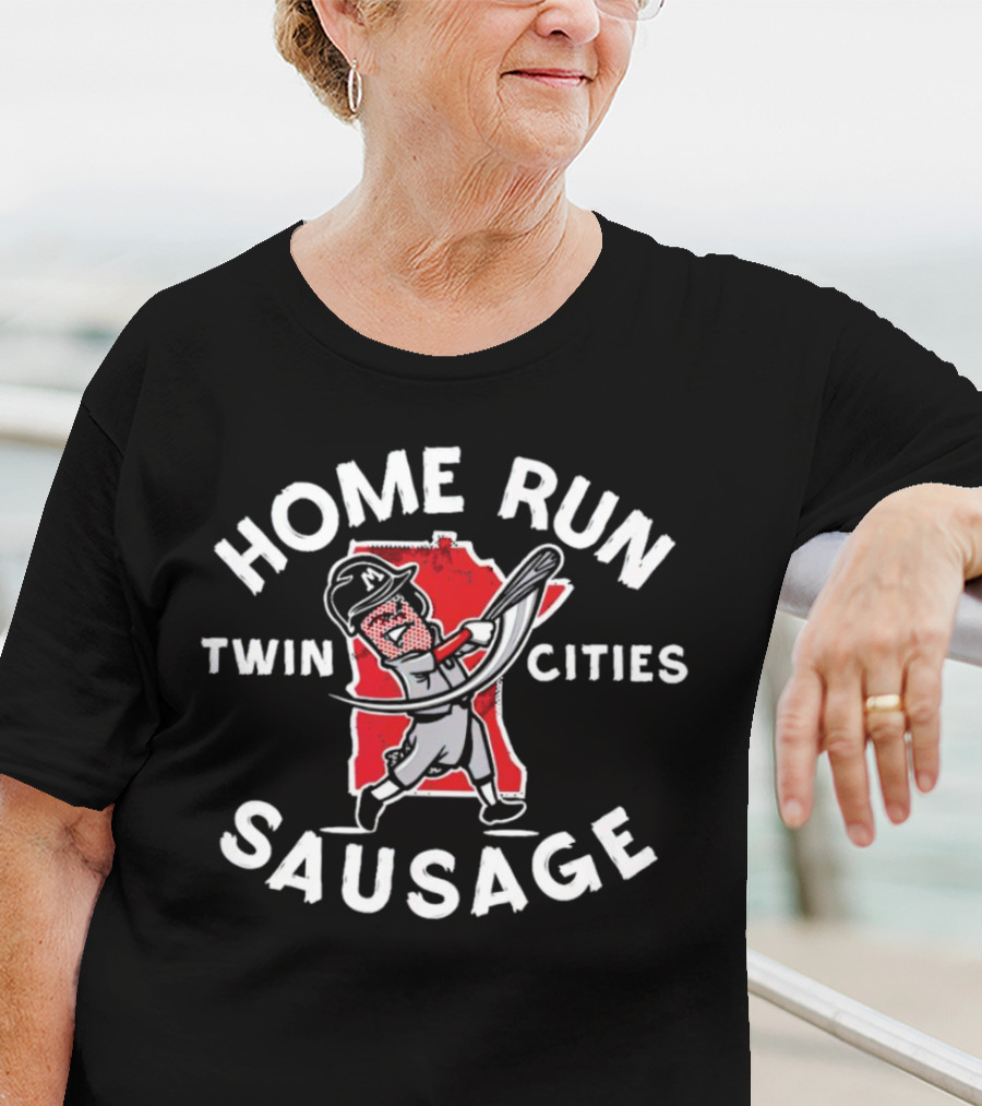 Twin Cities Home Run Sausage Minnesota Twins T-Shirt